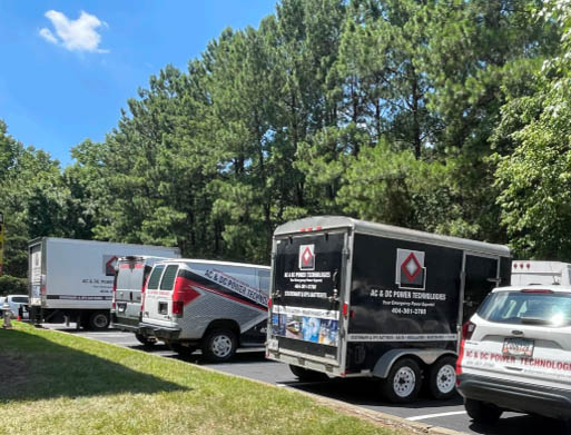 Arrange UPS power rental trailes 24/7